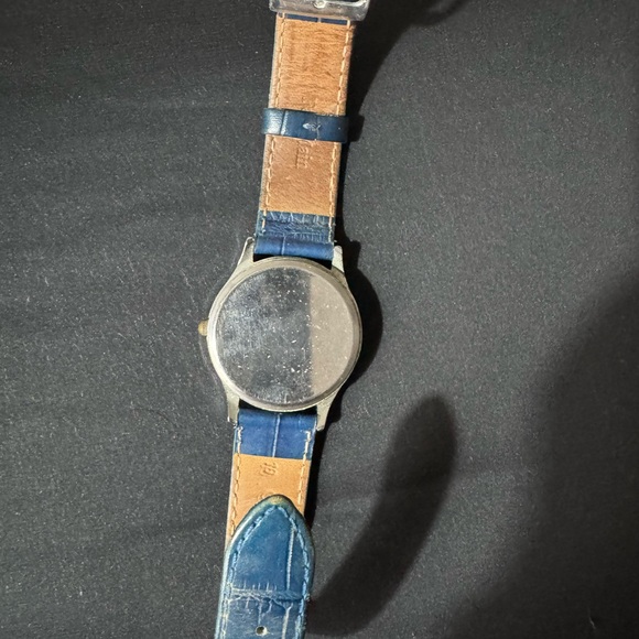 Vintage Tommy Hilfiger Leather Blue Wristband Watch - Picture 3 of 4